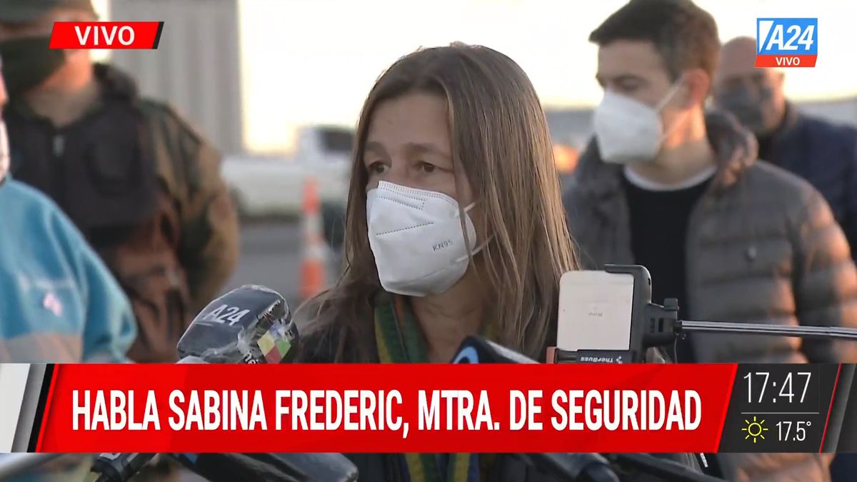 Frederic habló sobre las demoras por los controles.