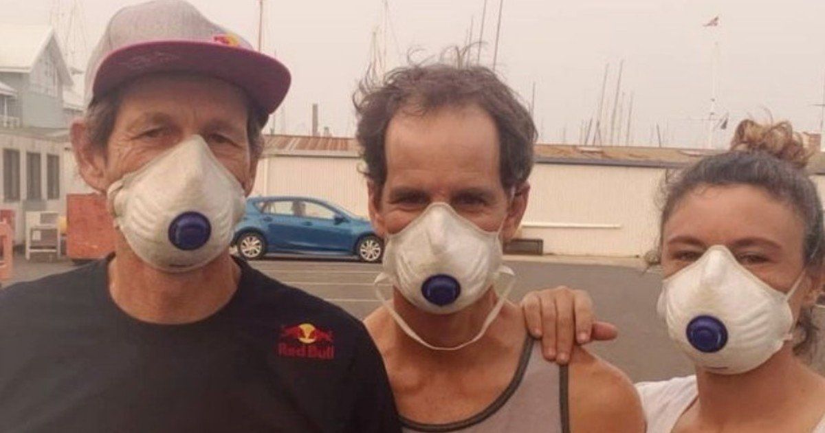 El drama en primera persona: el triple medallista olímpico Santiago Lange contó cómo es entrenar con el humo de los incendios en Australia