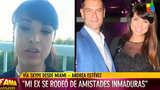 Se separó Andrea Estévez: La traición, la mentira y la infidelidad son cosas que no puedo perdonar