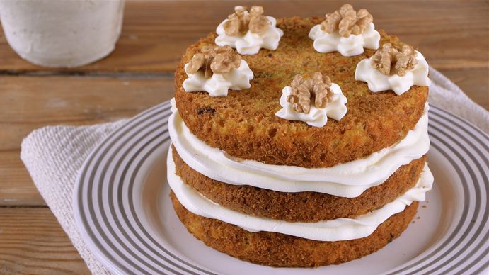 Carrot cake fitness: la versión saludable del clásico pastel de zanahoria que va a cambiar tus meriendas