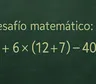 Desafío matemático: ¿en cuánto tiempo lo podés resolver?