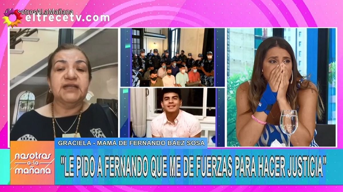 Cinthia Fern&aacute;ndez quebrada al escuchar el relato de la mam&aacute; de Fernando B&aacute;ez Sosa, el joven brutalmente asesinado a golpes en Villa Gesell.&nbsp;
