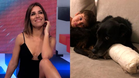 Mariana Brey: Por suerte mi perra está bastante mejor, tiene la patita fisurada