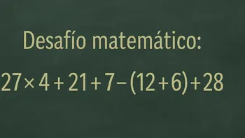 Desafío matemático: una mente brillante lo resuelve en menos de 10 segundos