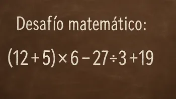 Desafío matemático: ¿lo podés resolver en menos de 10 segundos?
