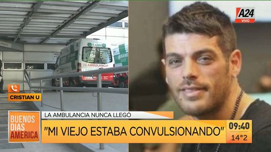 Desgarrador relato de Cristian U: Me sacaron lo más grande de mi vida, dejaron morir a mi papá