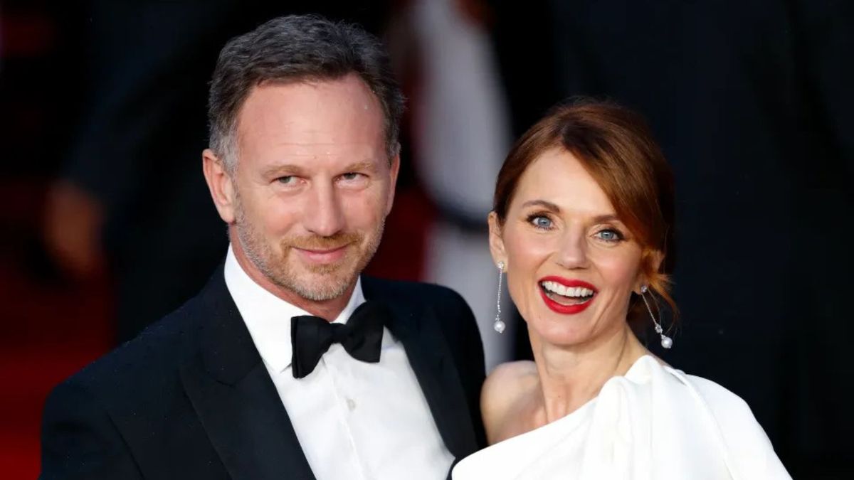 Christian Horner con su esposa, Geri Halliwell, ex Spice Girl.