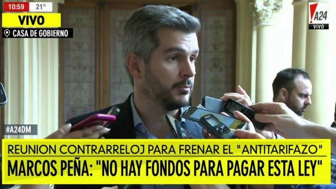 Marcos Peña: Hasta último momento apostaremos al diálogo