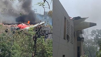 Un avión de Air India se estrelló al despegar con 242 personas a bordo (Foto: X)