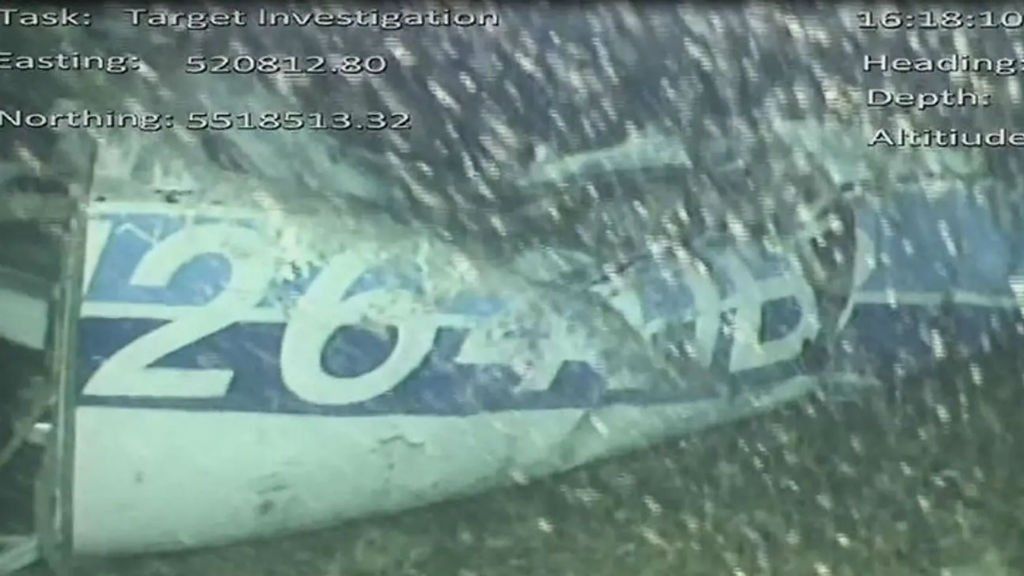 Esta es la primera imagen que se conoció del avión que trasladaba a Emiliano Sala