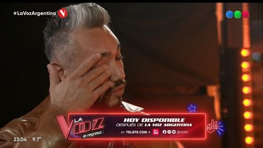 Un participante se fue llorando de La Voz Argentina por elogiarlo y no elegirlo