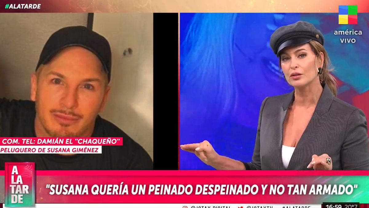 Damián, peluquero Susana Giménez_A la tarde.jpg