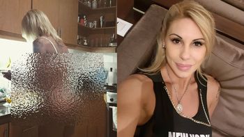 Mónica Farro cocina en ropa interior y su marido la grabó en secreto