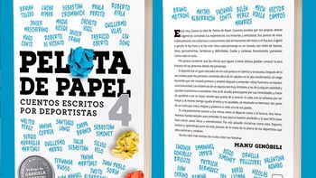 Lanzaron Pelota de papel 4, un libro escrito por figuras del deporte argentino