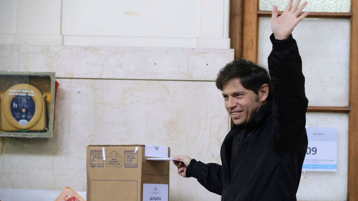 Axel Kicillof votó en las PASO 2023. (Foto: Gobierno de la provincia de Buenos Aires)