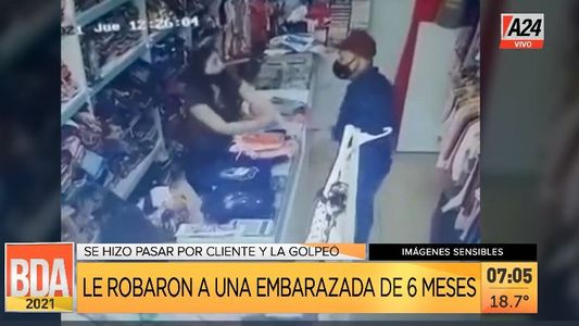 Villa Gobernador Gálvez: brutal robo a una embarazada de 6 meses