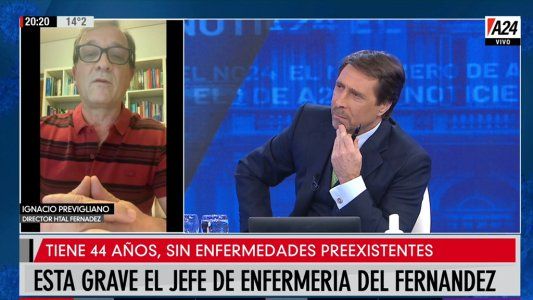 Internaron en grave estado al Jefe de Enfermería del Hospital Fernández