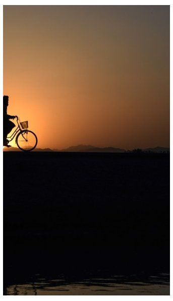 Las bicicletas y los colores de la ciudad