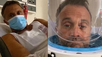 A Sergio Lapegüe le pusieron un casco “helmet” para que respire mejor: Pido a los santos del cielo ayuda