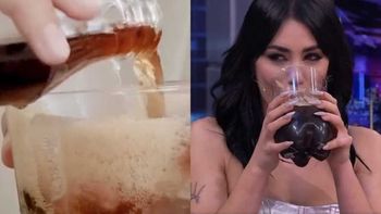 Lali hay una sola: la cantante a la que criticaron por preparar un fernet en cámara para hacerse la argentina