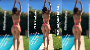 Carla Conte mostró sus curvas en una tarde de pileta y bromeó: Todas podemos ser Sol Pérez