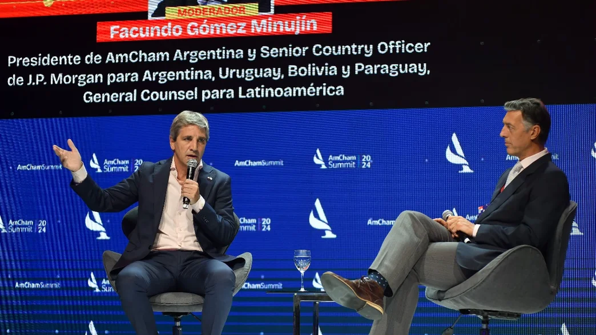 Caputo habló en la AmCham y dejó definiciones sobre la economía actual (foto: gentileza N.A.)