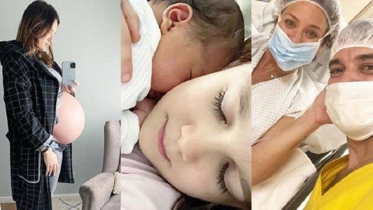 Paula Chaves compartió una dulce foto de Filipa en brazos de Olivia: Nos tenemos siempre