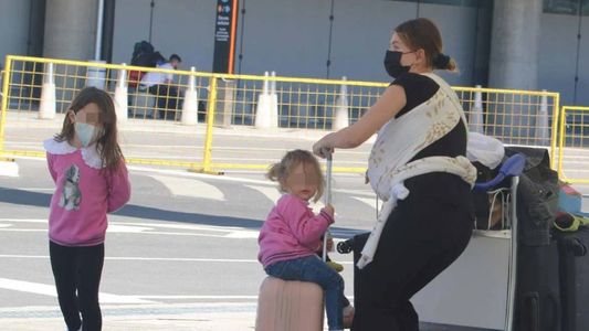 Así fue el operativo regreso de La China Suárez a la Argentina