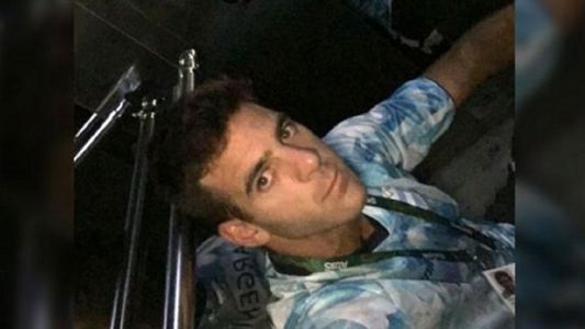 Del Potro quedó atrapado en un ascensor y fue rescatado por Los Gladiadores