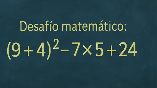Desafío matemático: ¿lográs resolver la cuenta antes de los 10 segundos?