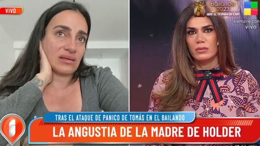 La mamá de Tomás Holder se quebró al hablar del ataque de pánico que sufrió su hijo