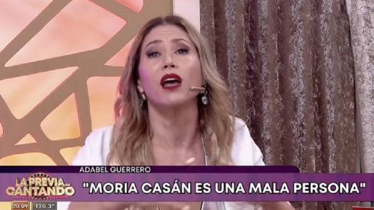 La advertencia de Adabel Guerrero a Moria Casán: No vuelvas a hablar de mi familia porque te arranco la lengua