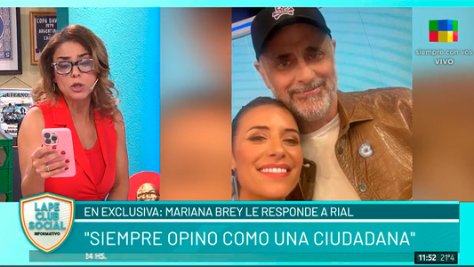 La palabra de Mariana Brey luego de que Jorge Rial pidiera que la saquen de la pantalla de C5N
