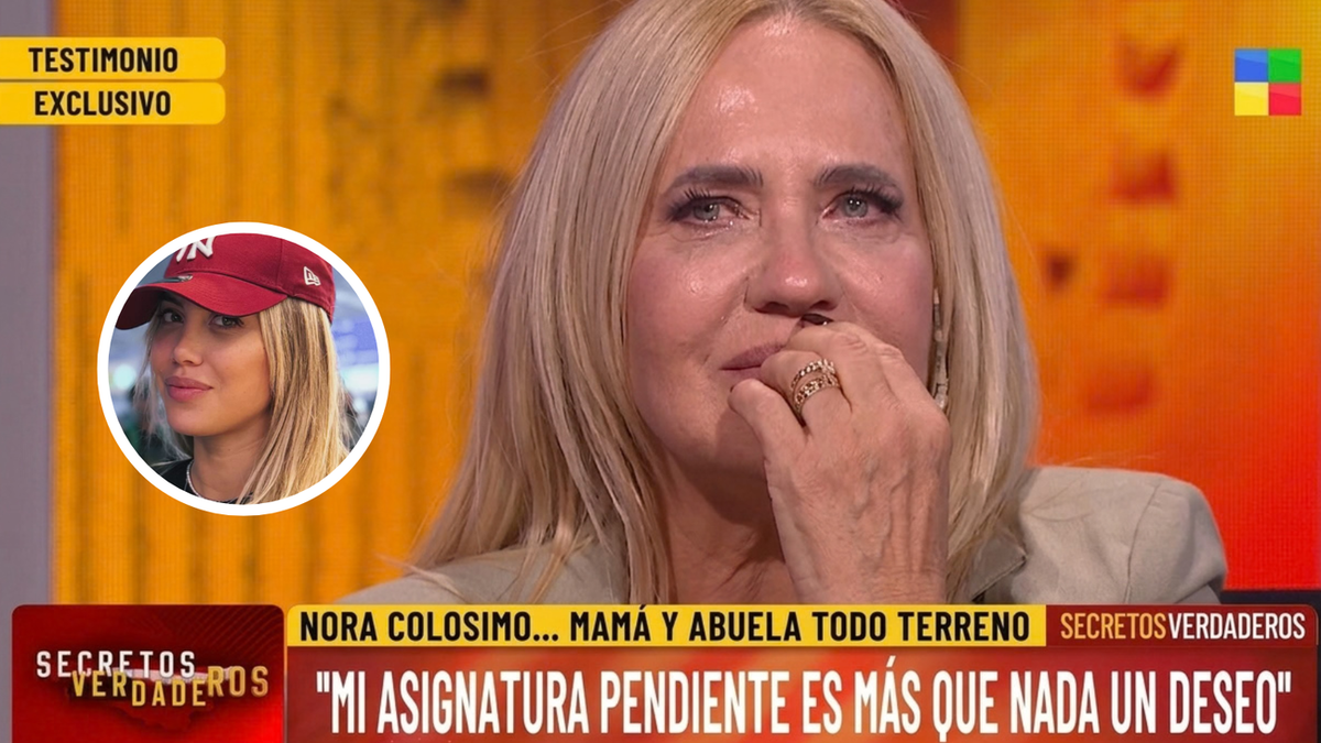 Nora Colosimo lloró al hablar de Wanda Nara y confesó su mayor deseo: Que mi hija...