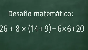 Desafío matemático: ¿en cuánto tiempo podés resolver la cuenta?