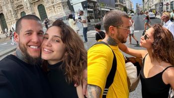 alex caniggia y melody luz cumplieron su primer aniversario y se dedicaron fogosos mensajes