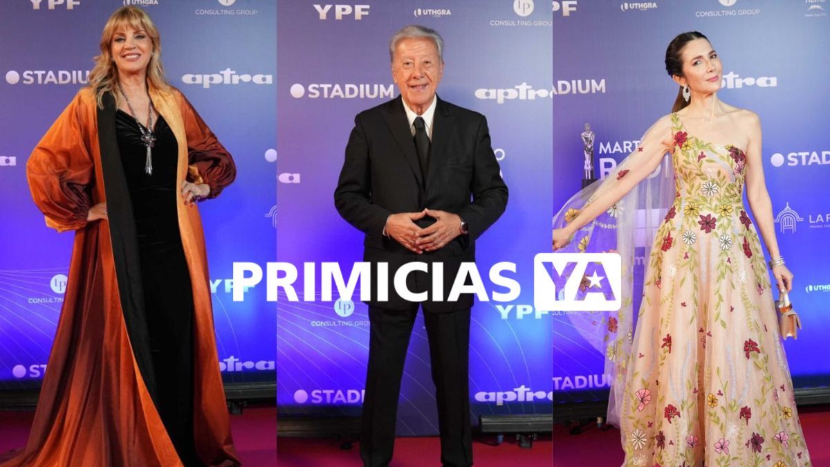 looks de los premios Martín Fierro de Radio