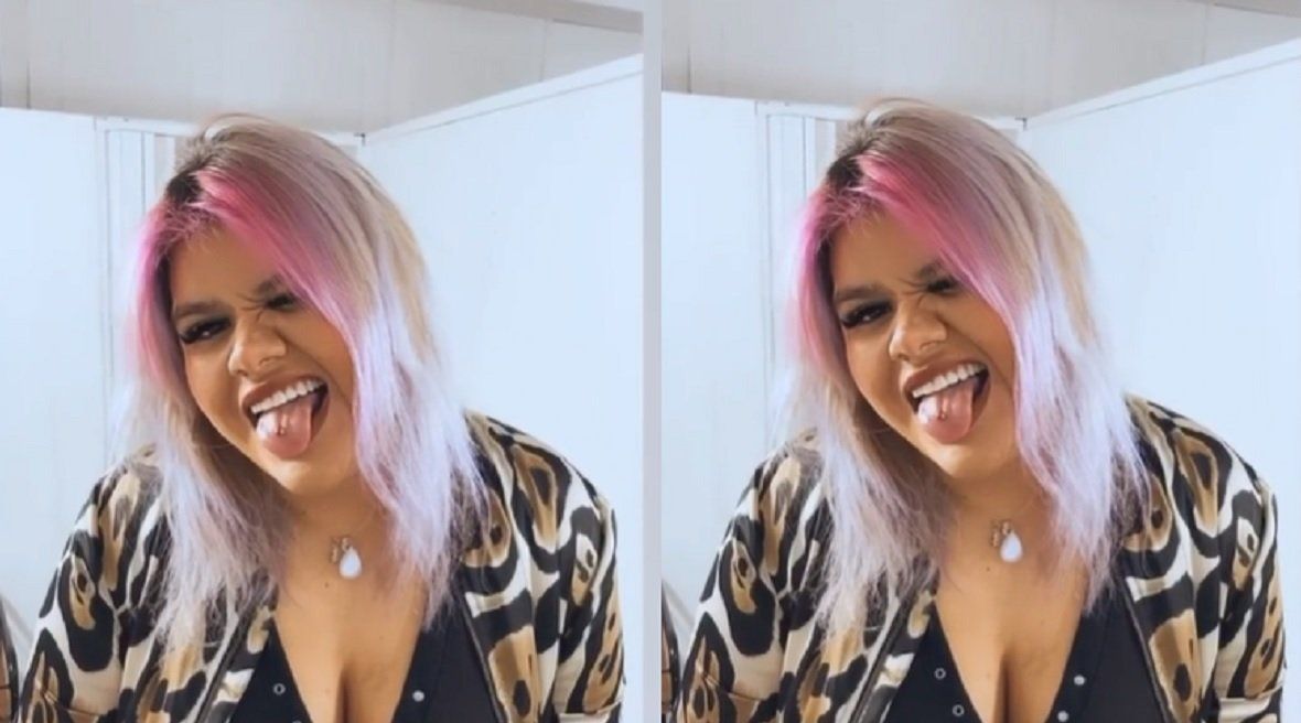 Morena Rial enfrentó las críticas de por qué saca la lengua en las fotos