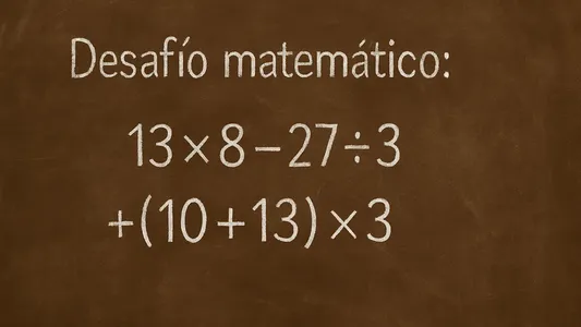 Desafío matemático: casi nadie lo resuelve antes de los 10 segundos