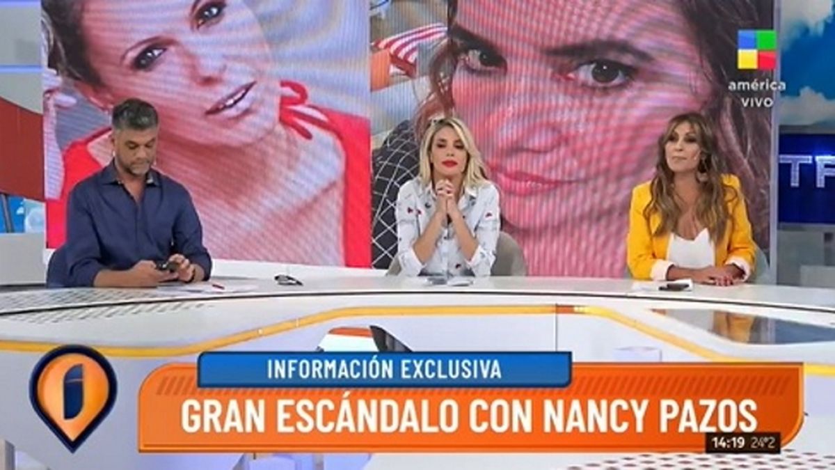 Marcela Tauro reveló en Intrusos que Nancy Pazos puso el grito en el cielo al enterarse que Denise Dumas será la conductora interina hasta el desembarco de Barbarossa en Flor de equipo, y se niega a trabajar con ella.