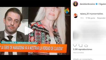 Claudia Villafañe: Estoy contenta y feliz de que Taiana me defienda