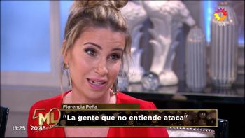 Poliamor: La pregunta de Mirtha Legrand que Florencia Peña no quiso contestar