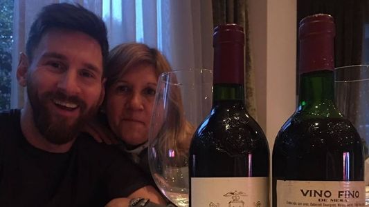 Messi festejó el cumpleaños de su mamá