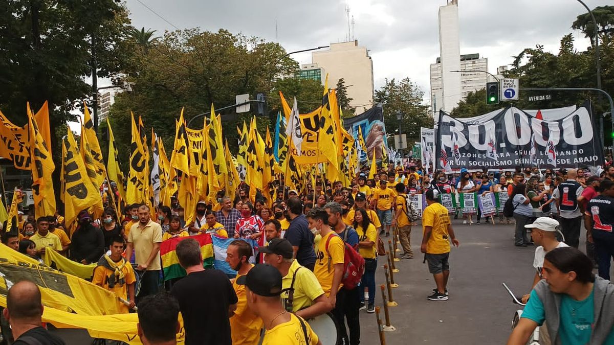 El MUP en una protesta social.&nbsp;