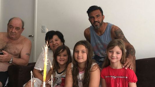 Fabián Cubero le festejó los 10 años a Indiana sin Nicole Neumann