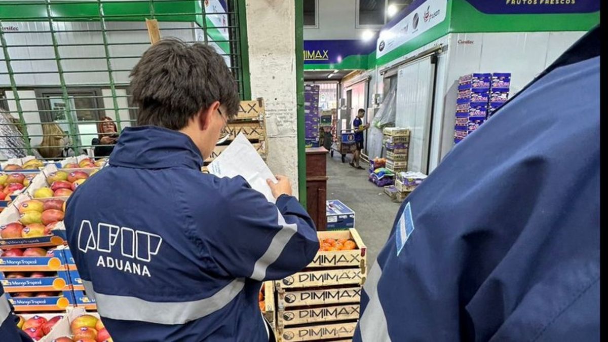 Mercado Central: operativo de la AFIP contra la remarcación de precios (Foto: Ministerio de Economía)