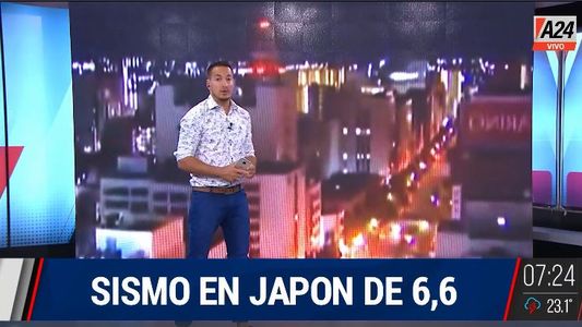 Japón: sismo de magnitud 6,6 ya registró al menos 9 heridos