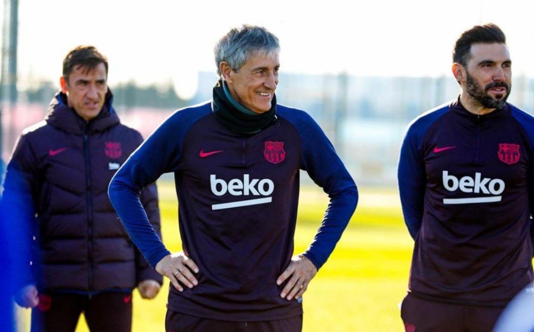Quique Setién: Todavía no soy consciente de lo que significa entrenar al mejor jugador del mundo