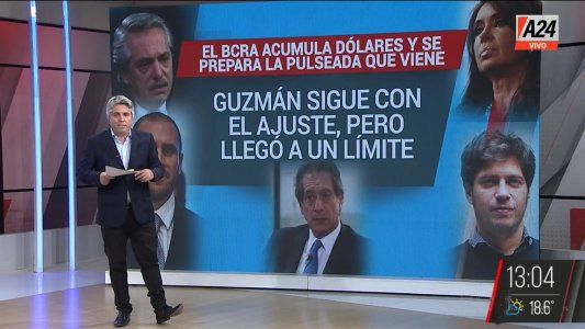 Guzmán sigue con el ajuste, pero CFK le marcó un límite