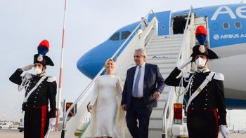 Fabiola tuvo su agenda paralela mientras Alberto participaba del G20 en Roma y recibió un mensaje del Papa